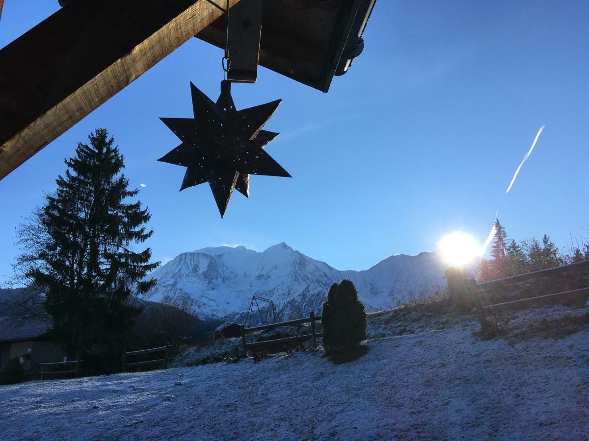 شقة Marie Mont Blanc Vue Mont Blanc سا جيرفي لي با المظهر الخارجي الصورة