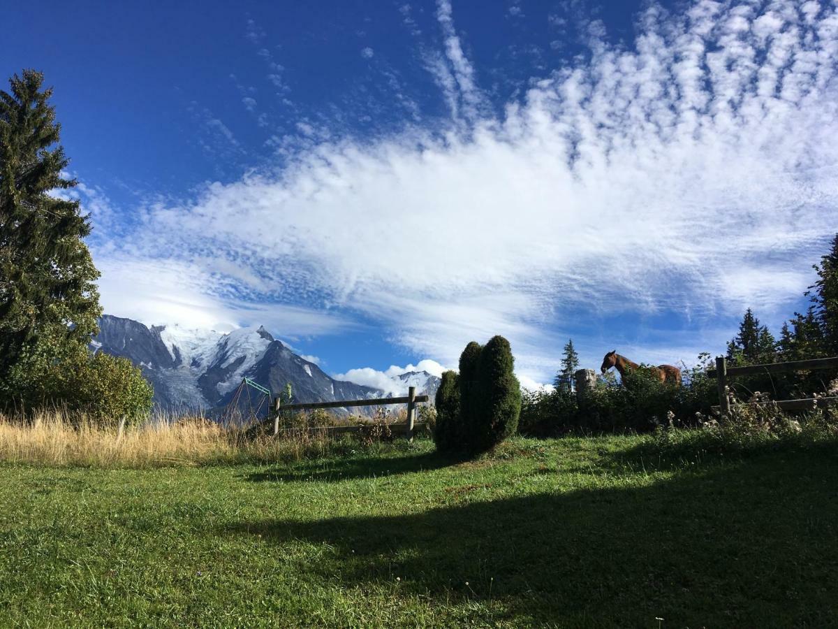 شقة Marie Mont Blanc Vue Mont Blanc سا جيرفي لي با المظهر الخارجي الصورة
