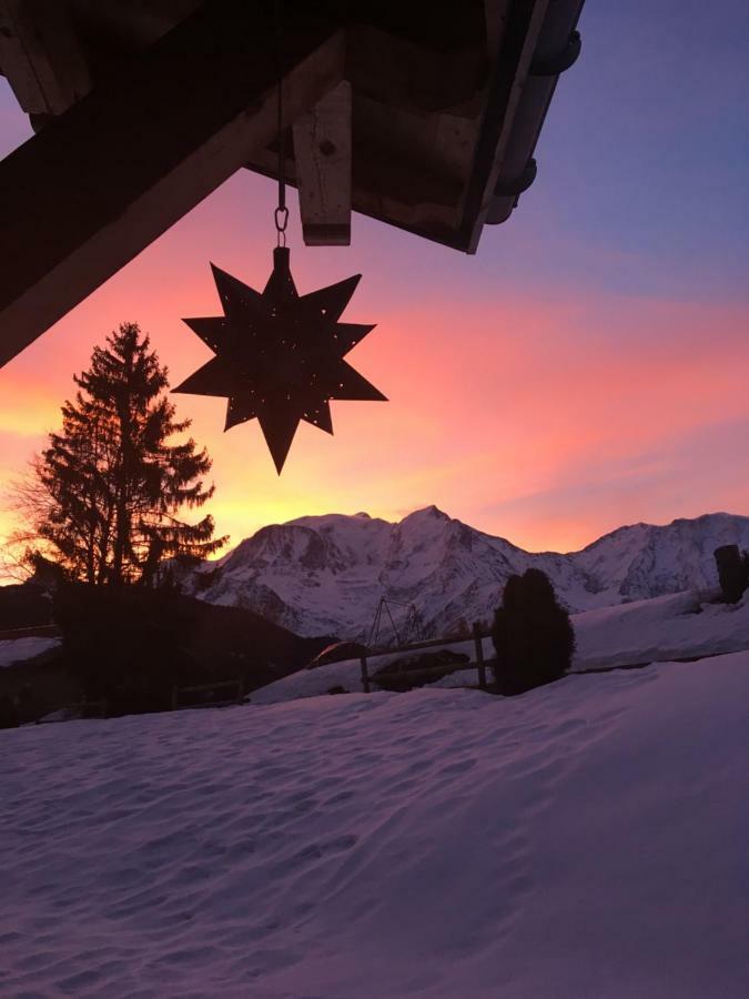 شقة Marie Mont Blanc Vue Mont Blanc سا جيرفي لي با المظهر الخارجي الصورة