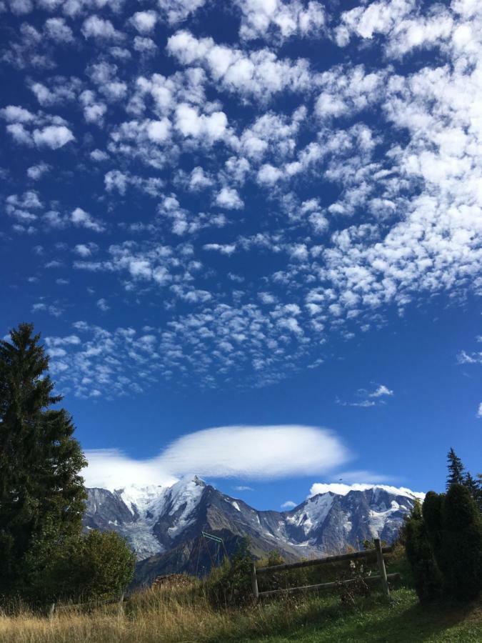 شقة Marie Mont Blanc Vue Mont Blanc سا جيرفي لي با المظهر الخارجي الصورة